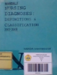 Image of Nursing Diagnosis ; Definition & Classification 2007-2008 (FC)