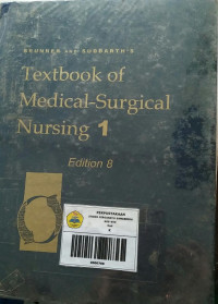 Image of Textbook Of Medical-Surgical Nursing Vol. 1 Ed. 8