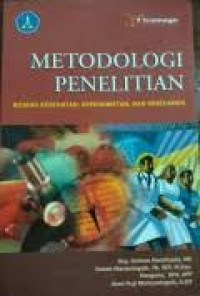 Image of Metodologi Penelitian Bidang Kesehatan,Keperawatan Dan Kebidanan