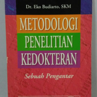 Image of Metodologi penelitian kedokteran ;  sebuah pengantar