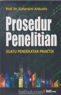 Image of Prosdur Peeneltian; Suatu pendekatan Praktik