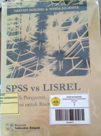 Image of SPSS vs LISREL ; sebuah Pengantar, Aplikasi untuk Riset /FC