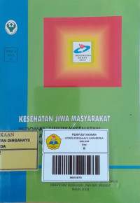 Image of Buku Pedoman Umum Kesehatan Jiwa Masyarakat; Bagi Lintas Sektor Terkait