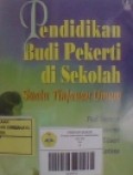 Pendidikan Budi Pekerti Di Sekolah; Suatu Tinjauan Umum