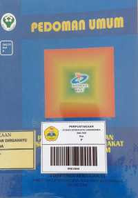 Image of Pedoman Umum Pelayanan Kegiatan Kesehatan Jiwa Masyarakat Bagi Lintas Program Dan Lintas Sektor