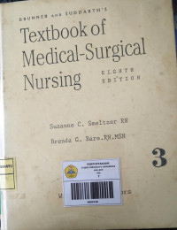 Image of Brunner and Suddarth's Textbooko Of Medical Surgical Nursing Volume 3 Edisi 8 FC