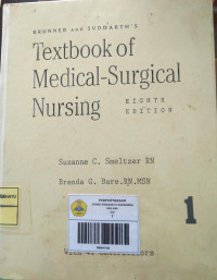 Image of Brunner and Suddarth's Textbooko Of Medical Surgical Nursing Volume 1 Edisi 8 FC