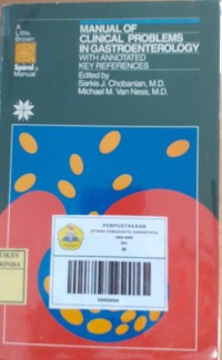 Manual Of Clinical Problems In Gastroenterology Image of Manual Of Clinical Problems In Gastroenterology